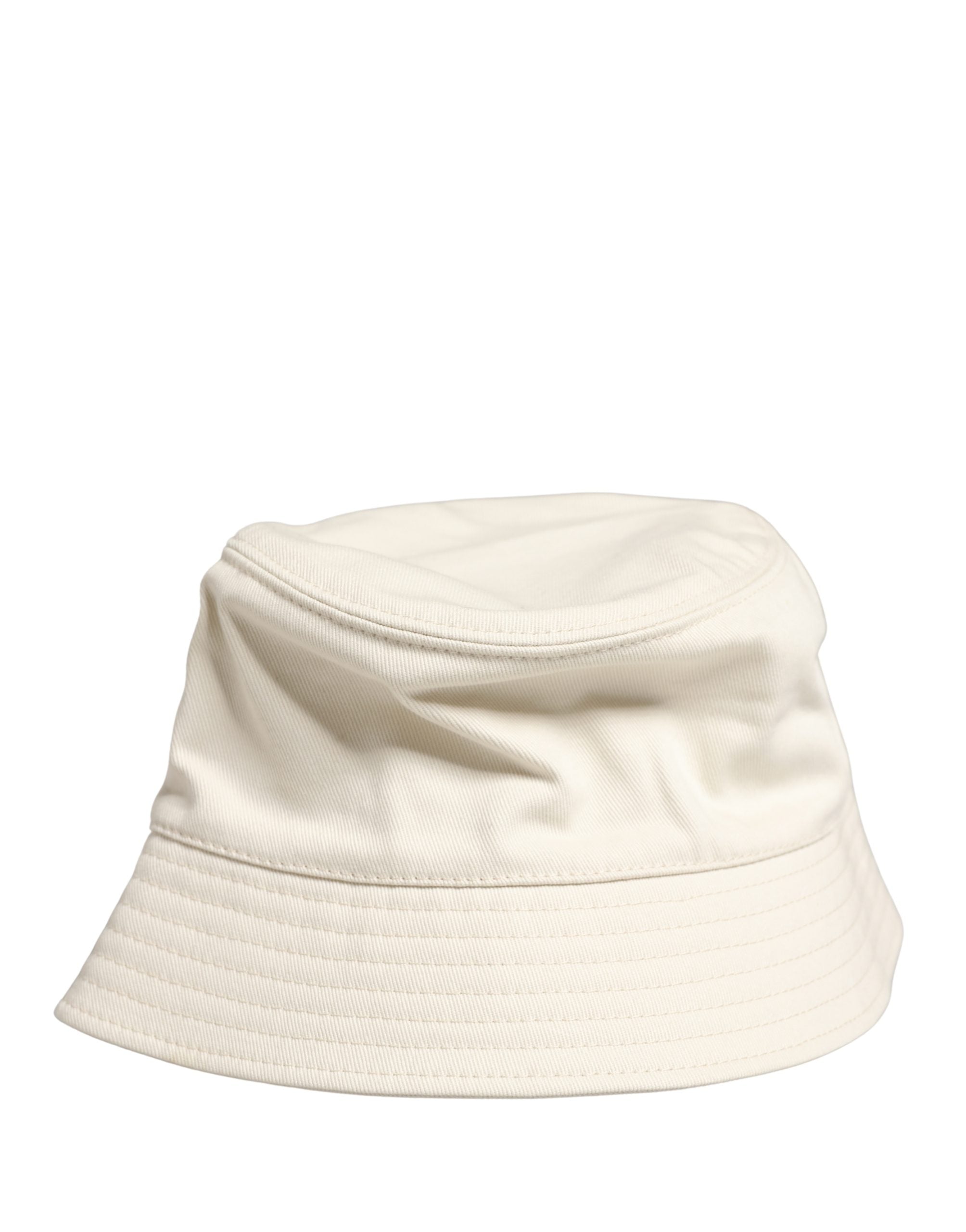 Men White Cotton Bucket Fisherman Capello Hat