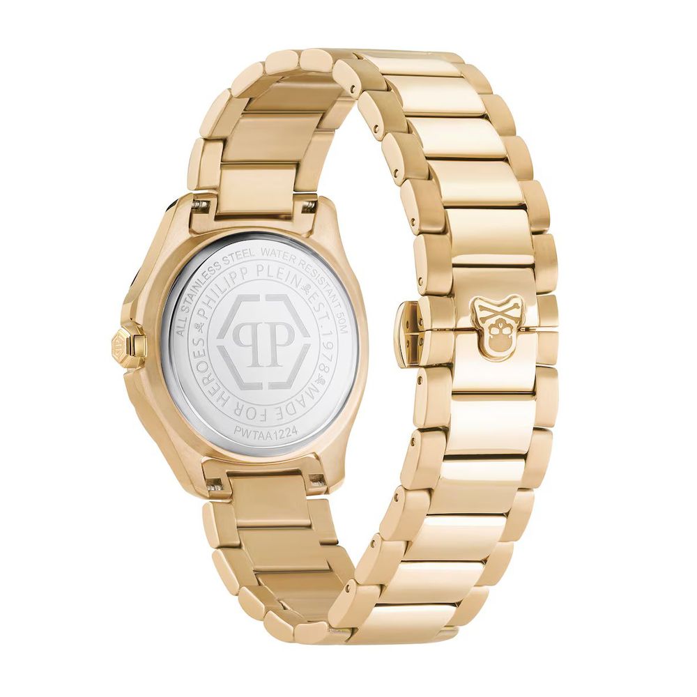 Gold Stainless Steel Dress Watch