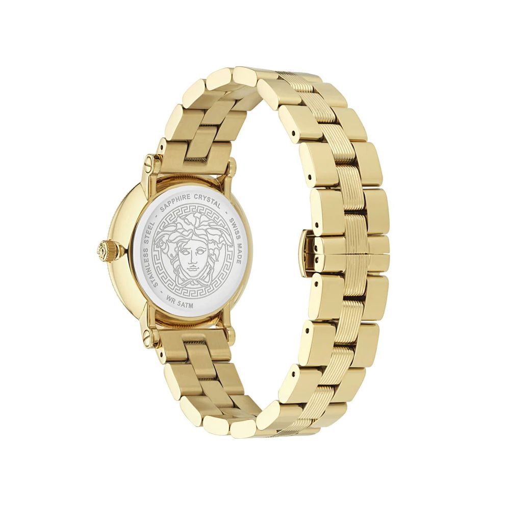 Gold Stainless Steel Dress Watch