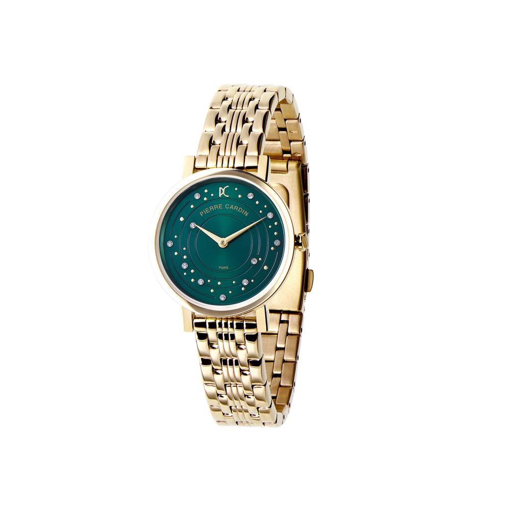 Gold Stainless Steel Dress Watch