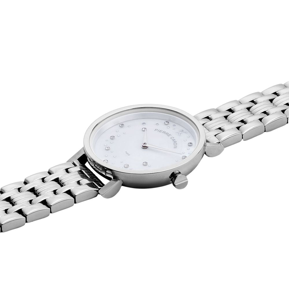 Gray Stainless Steel Dress Watch
