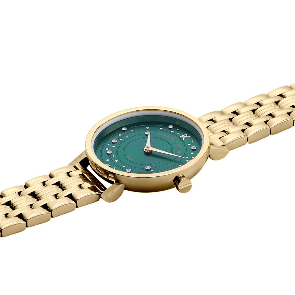 Gold Stainless Steel Dress Watch