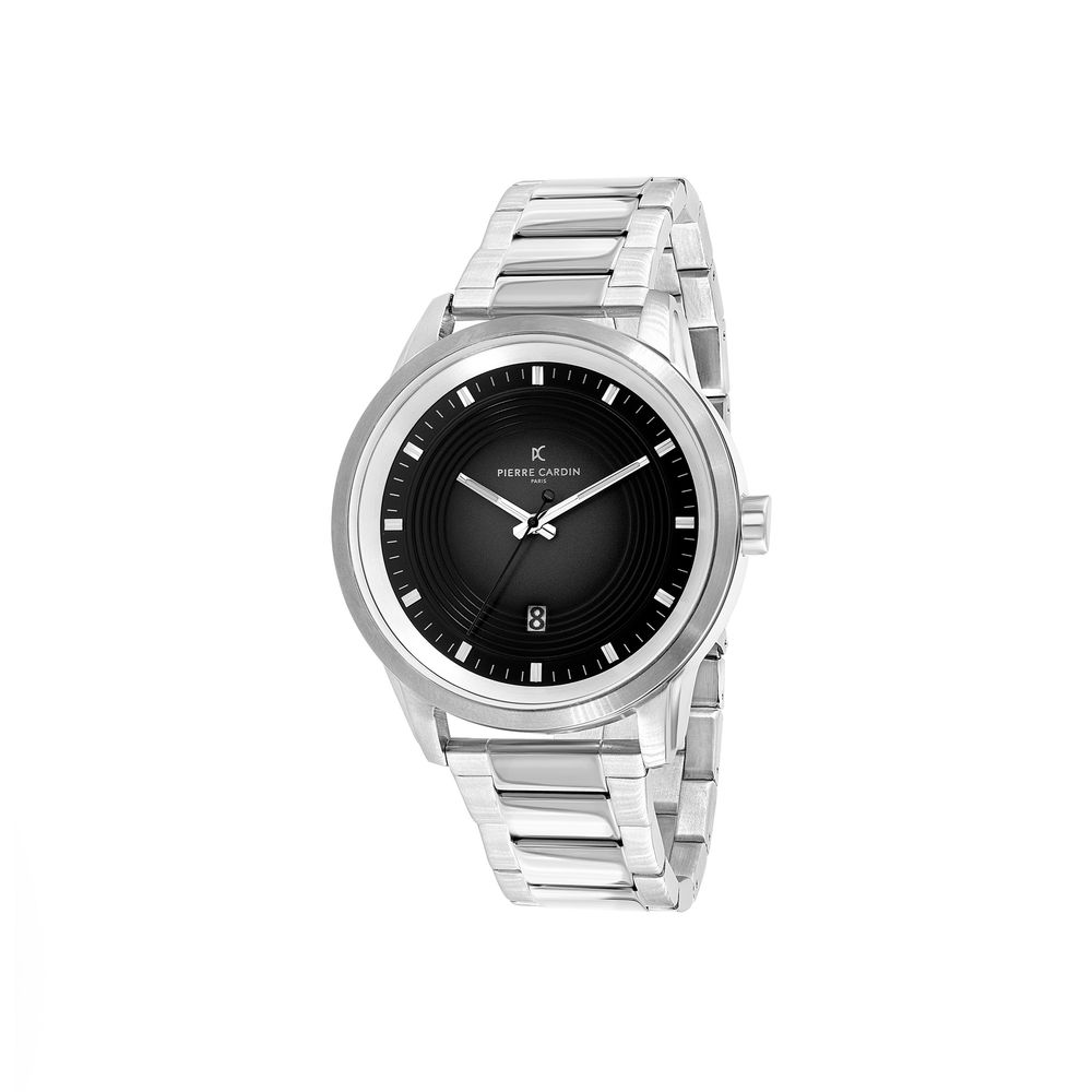 Gray Stainless Steel Dress Watch