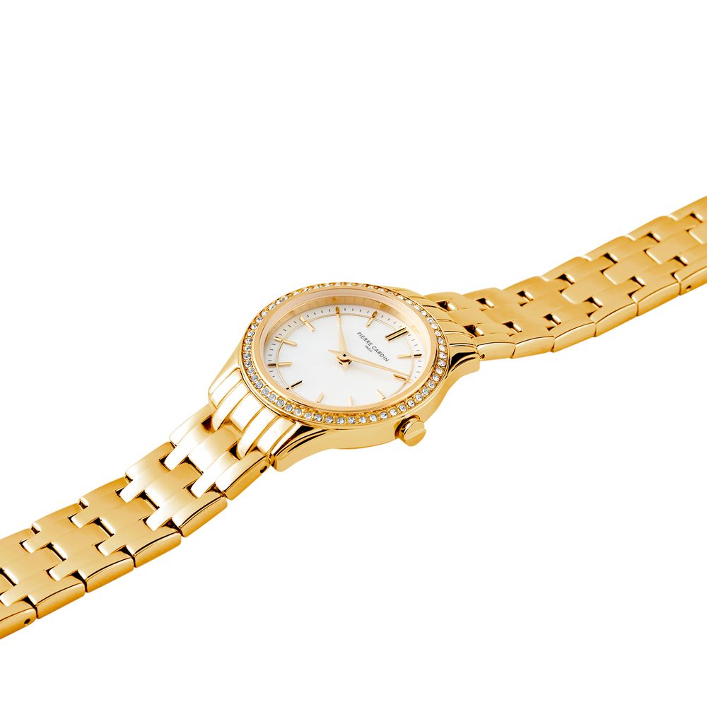 Gold Stainless Steel Dress Watch