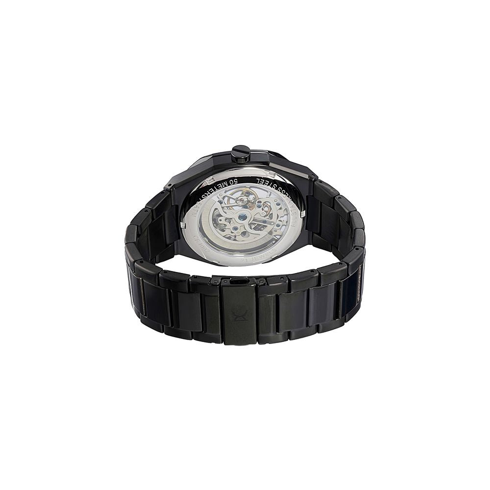 Black Stainless Steel Dress Watch