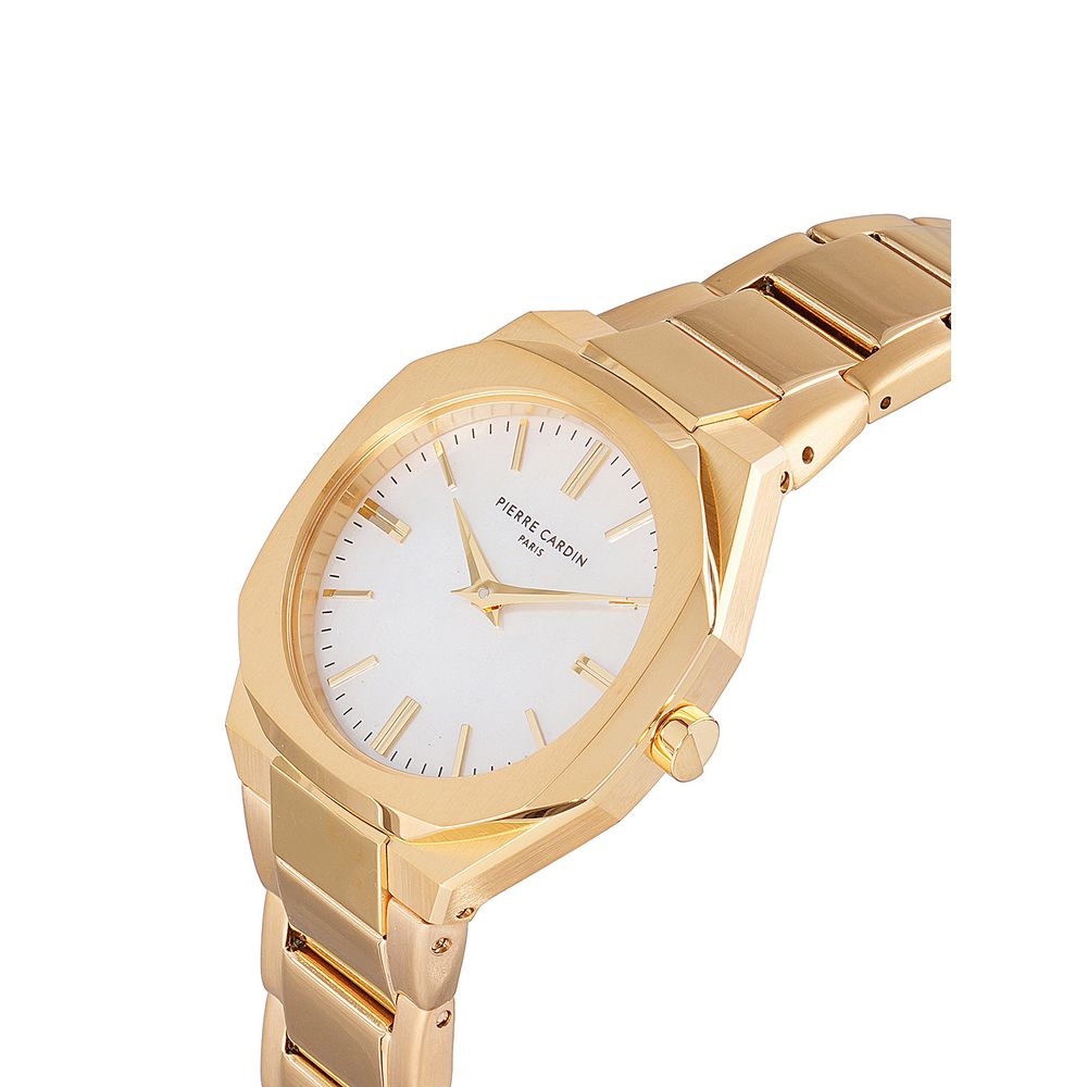 Gold Stainless Steel Dress Watch