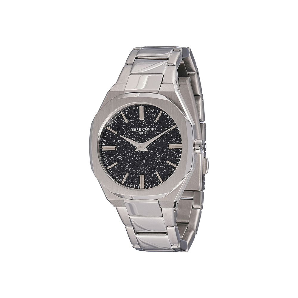 Gray Stainless Steel Dress Watch