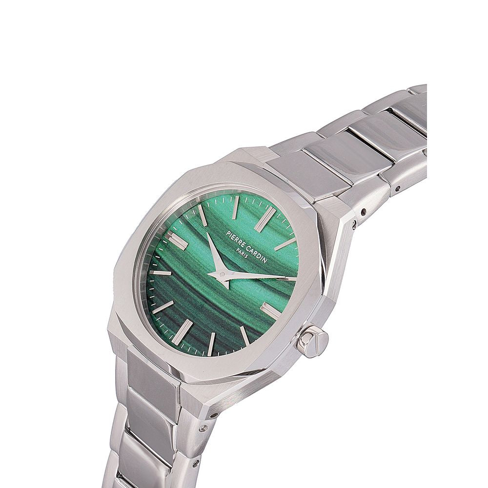 Gray Stainless Steel Dress Watch