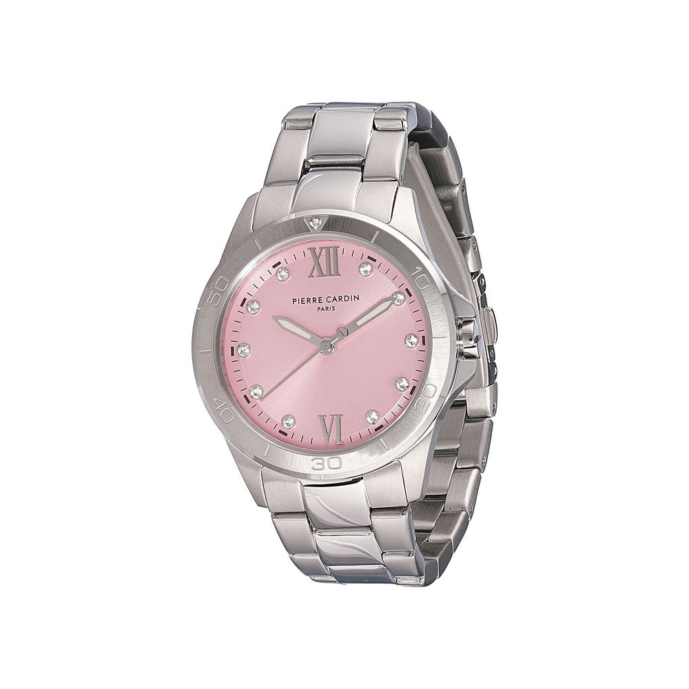 Gray Stainless Steel Dress Watch