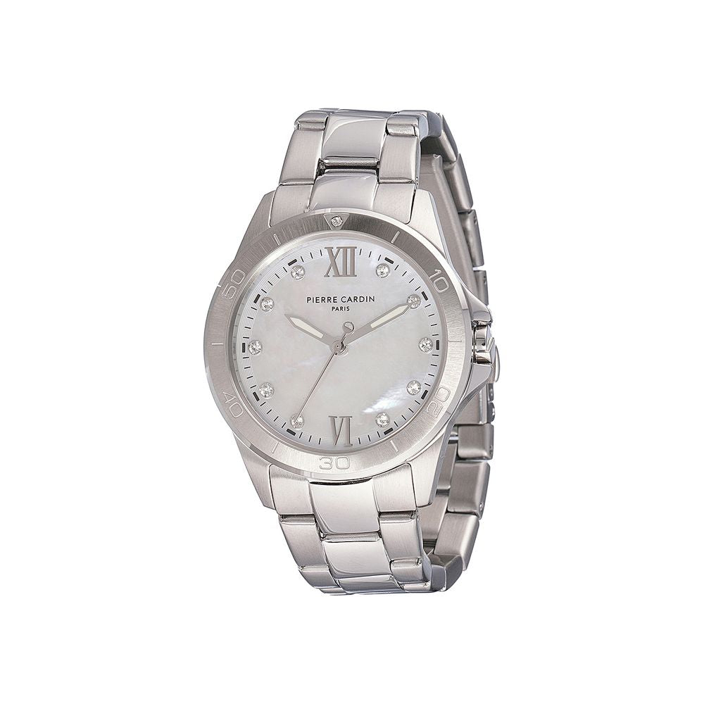 Gray Stainless Steel Dress Watch