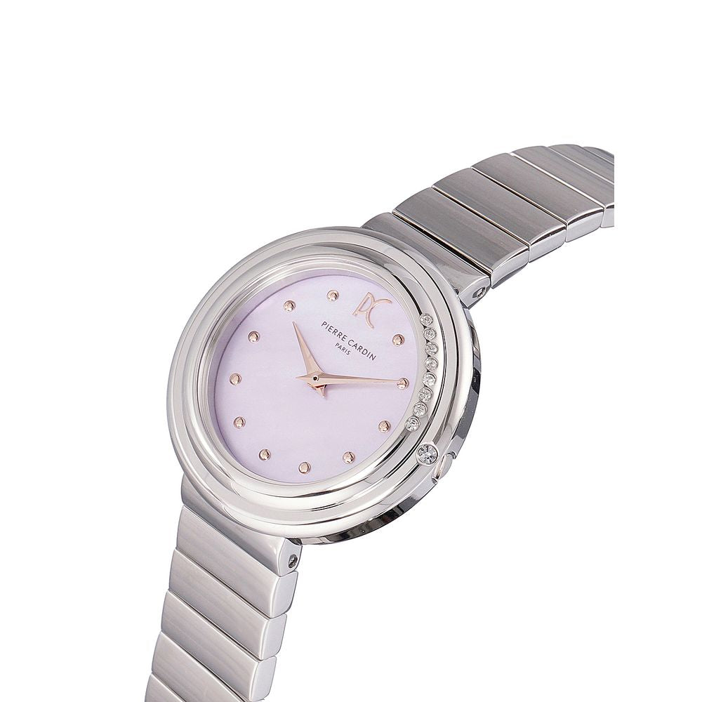 Gray Stainless Steel Dress Watch