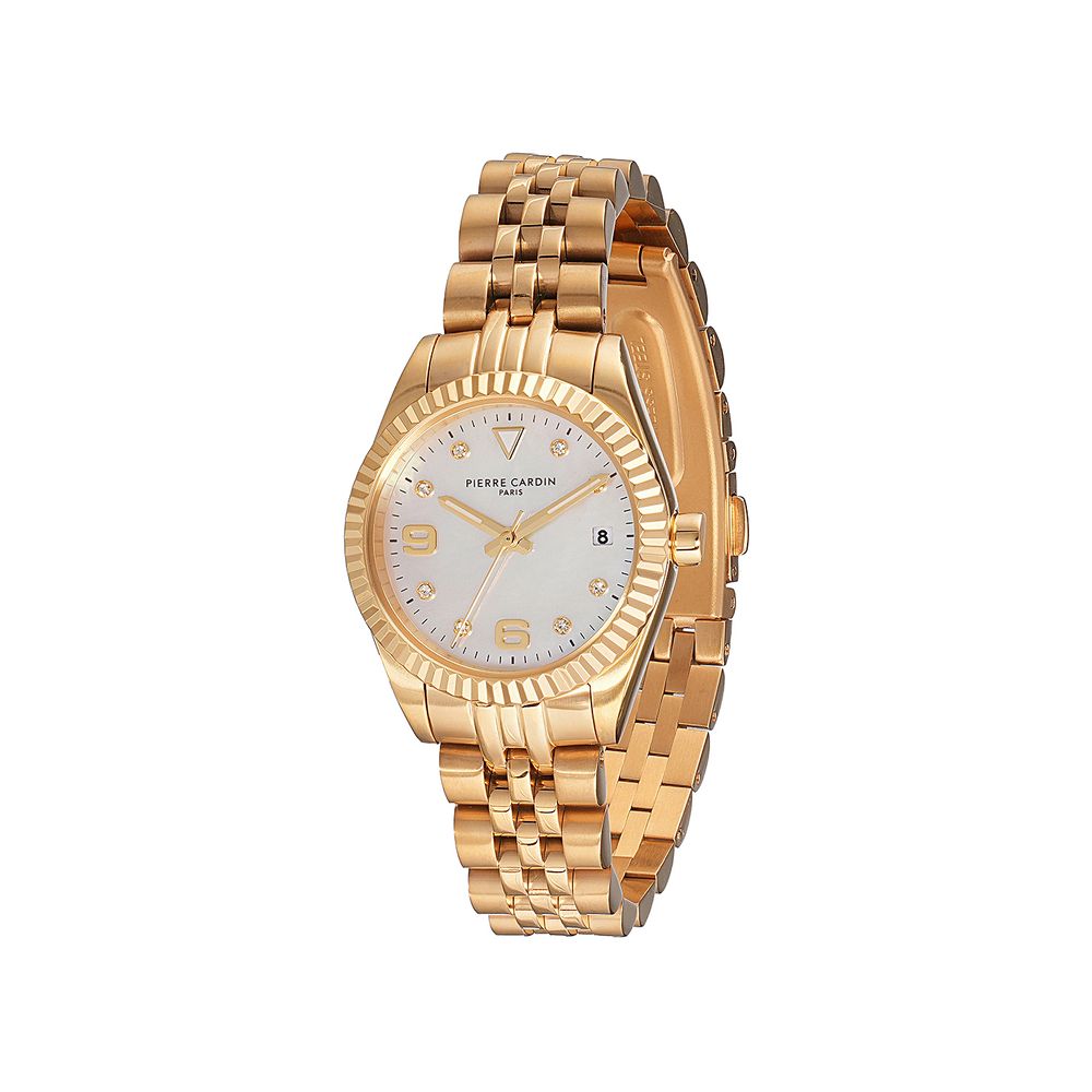 Gold Stainless Steel Bracelet Watch