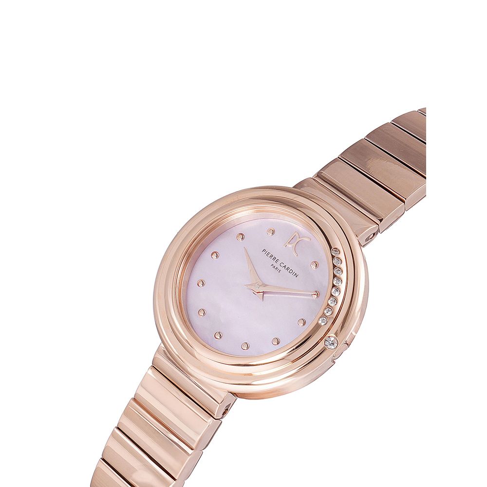 Gold Stainless Steel Dress Watch