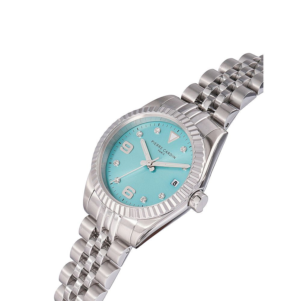 Gray Stainless Steel Dress Watch