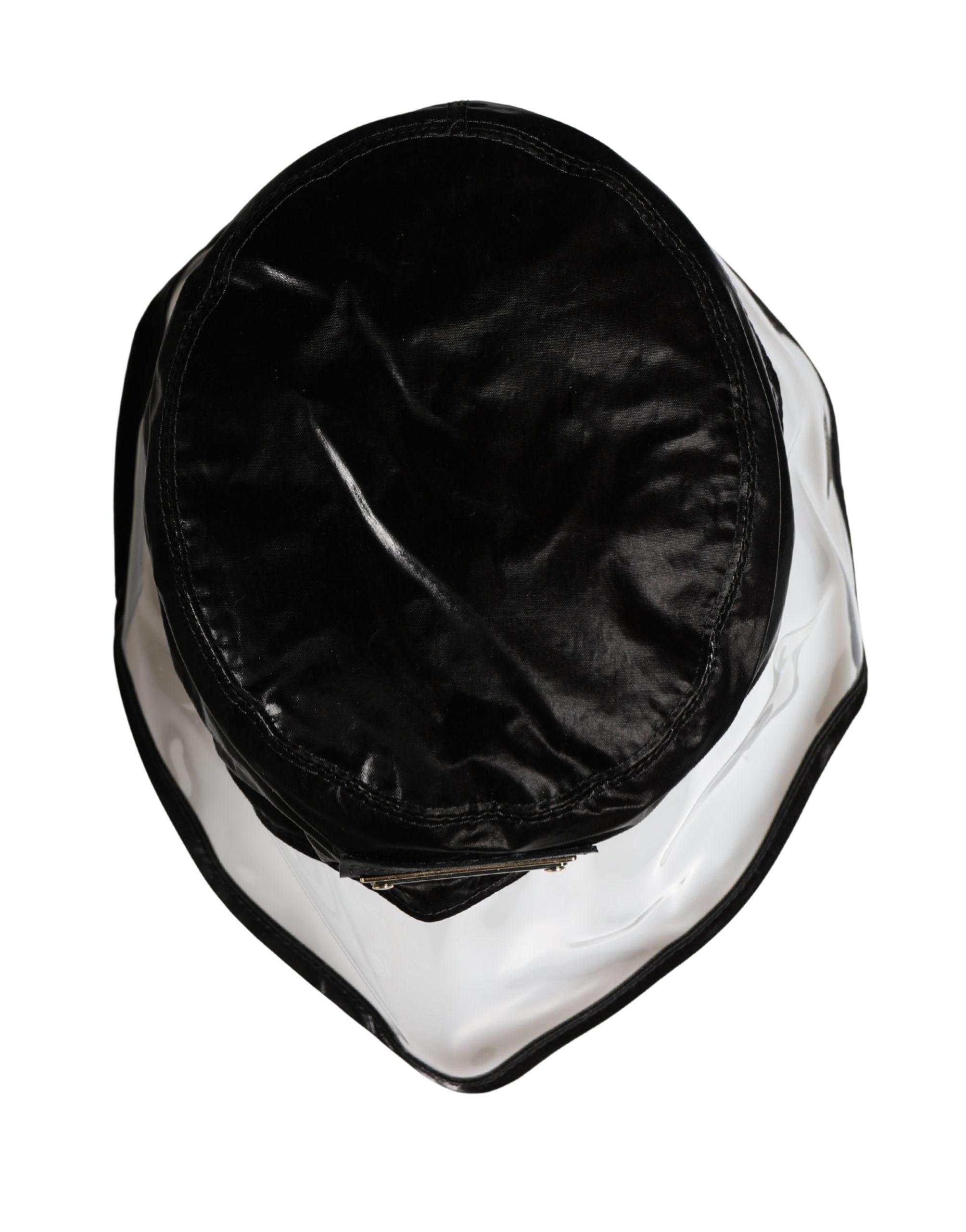 Black Nylon Plastic Fisherman Bucket Capello Hat