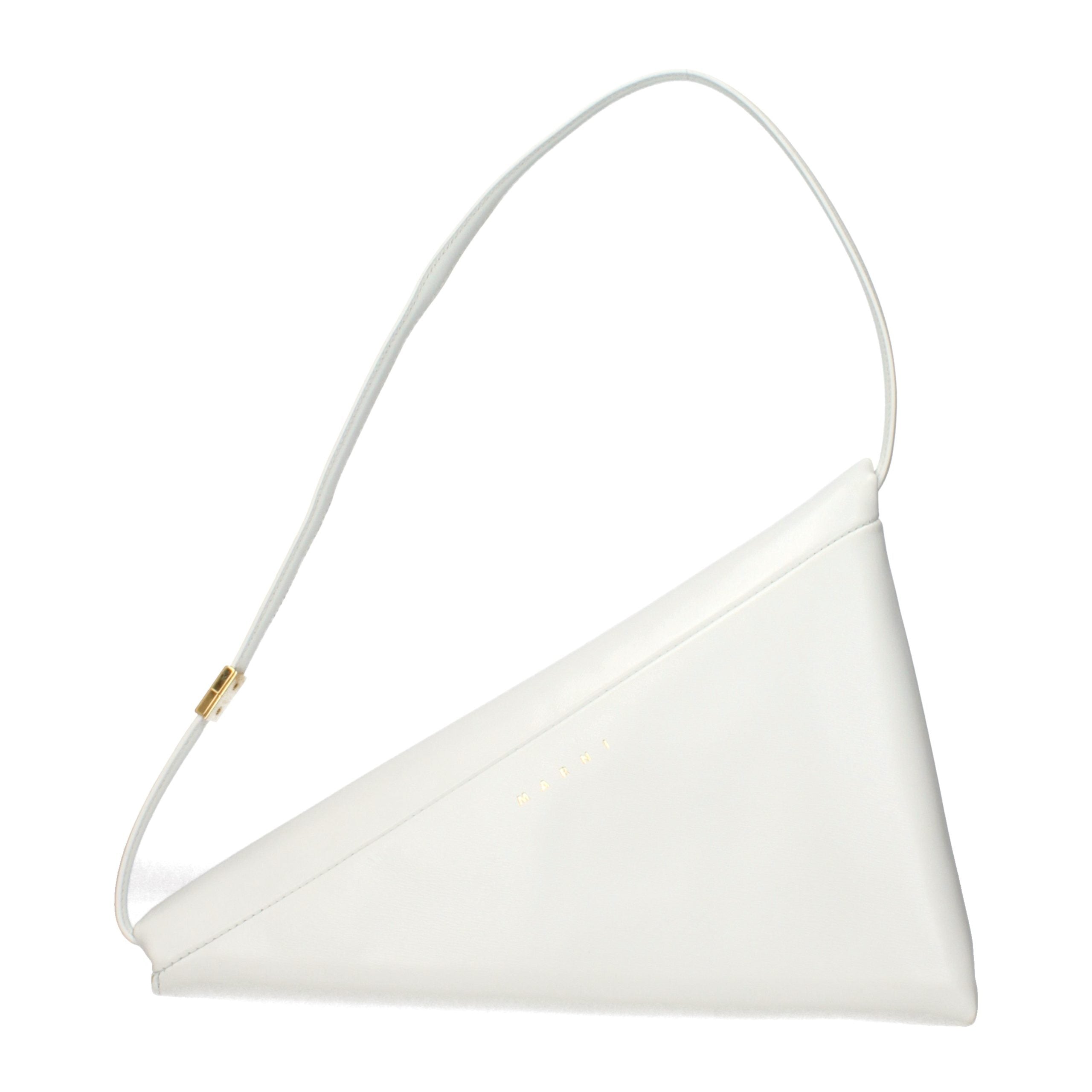 White Leather Shoulder Bag