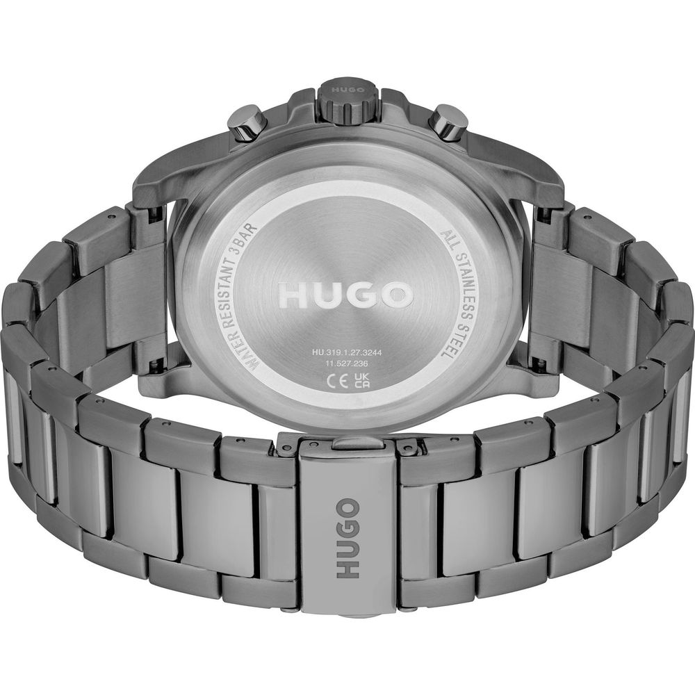 Black Stainless Steel Dress Watch
