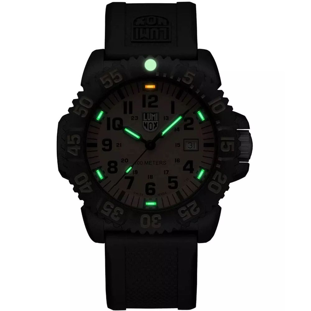 Black Resin Sport Watch