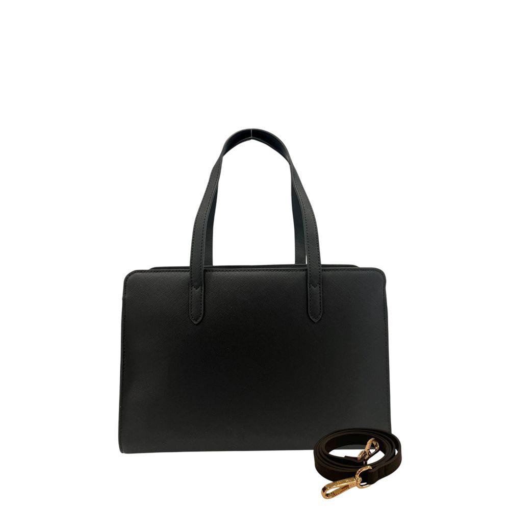 Black PU Women Shoulder Bag