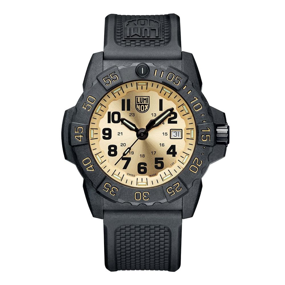 Black Rubber Sport Watch