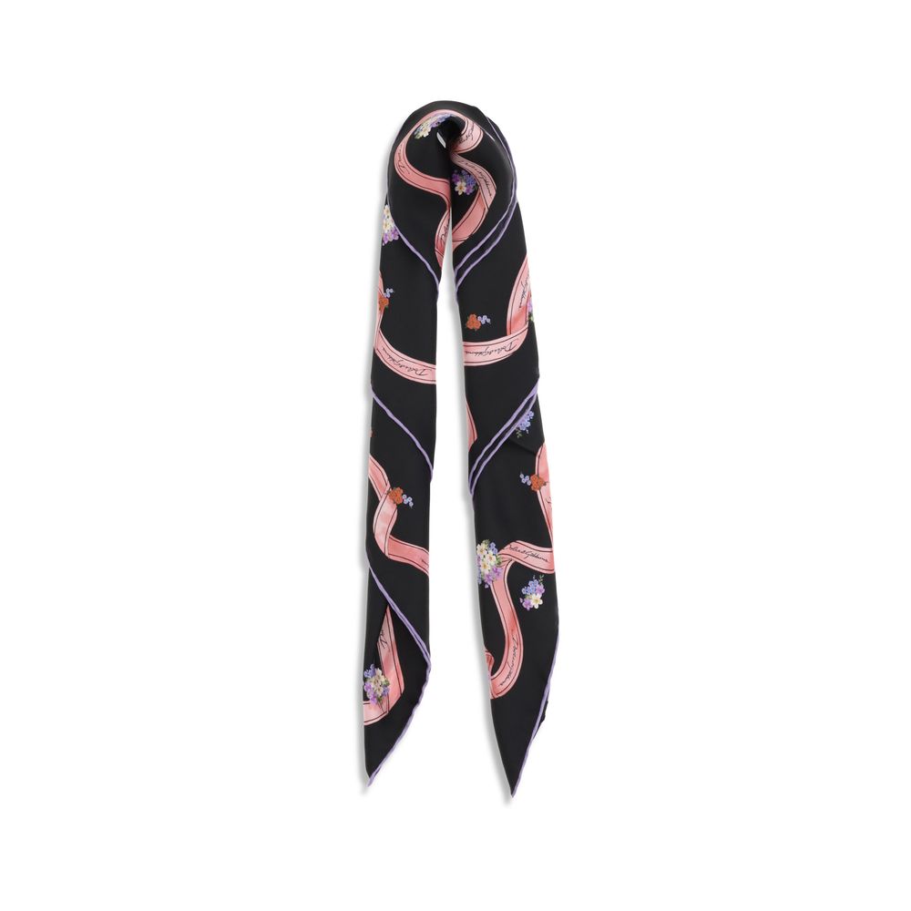 Multicolor Silk Scarf