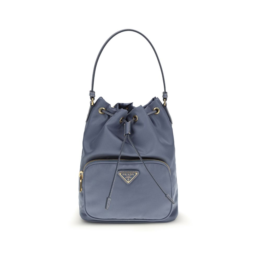 Blue Polyamide Backet Bag