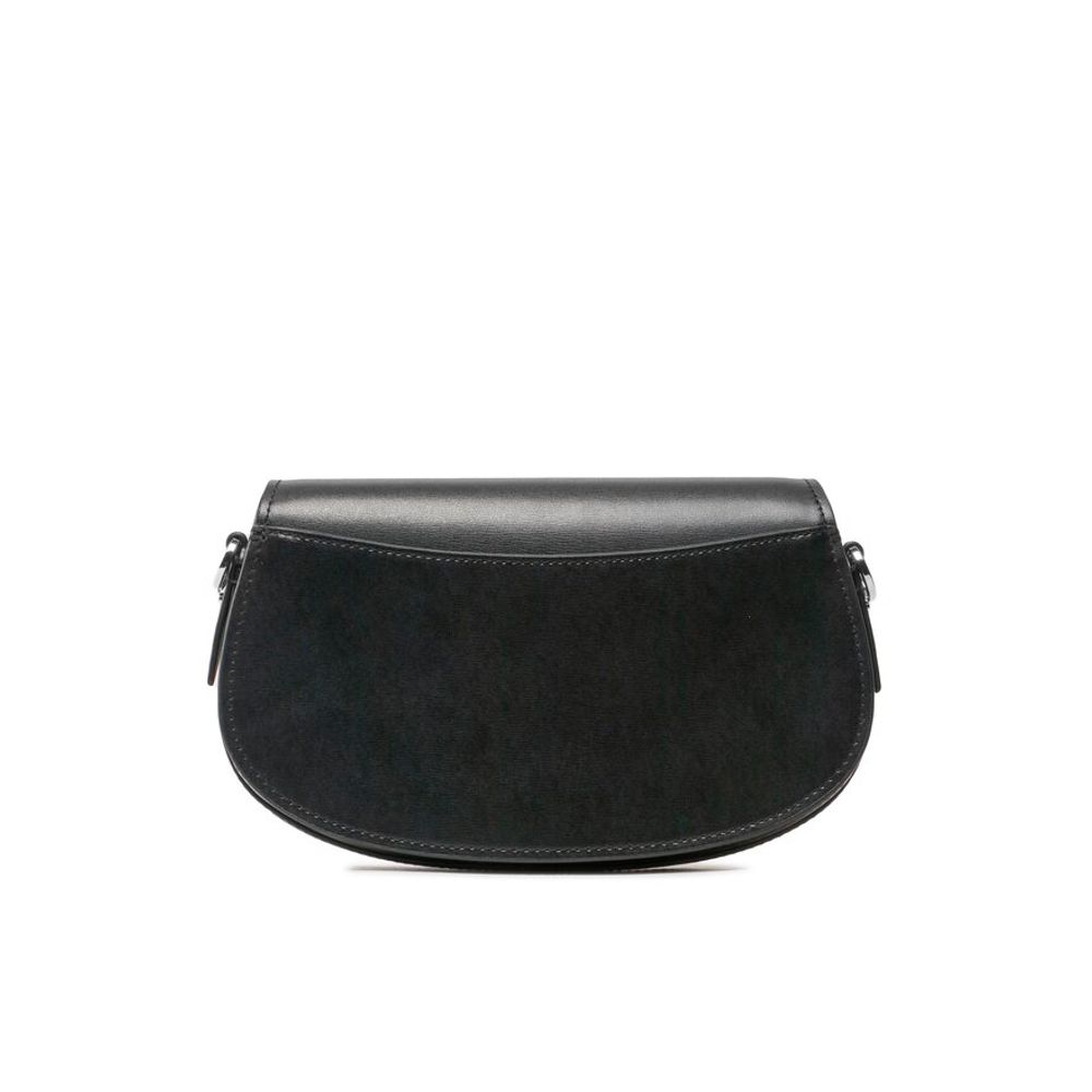 Black Leather Shoulder Bag