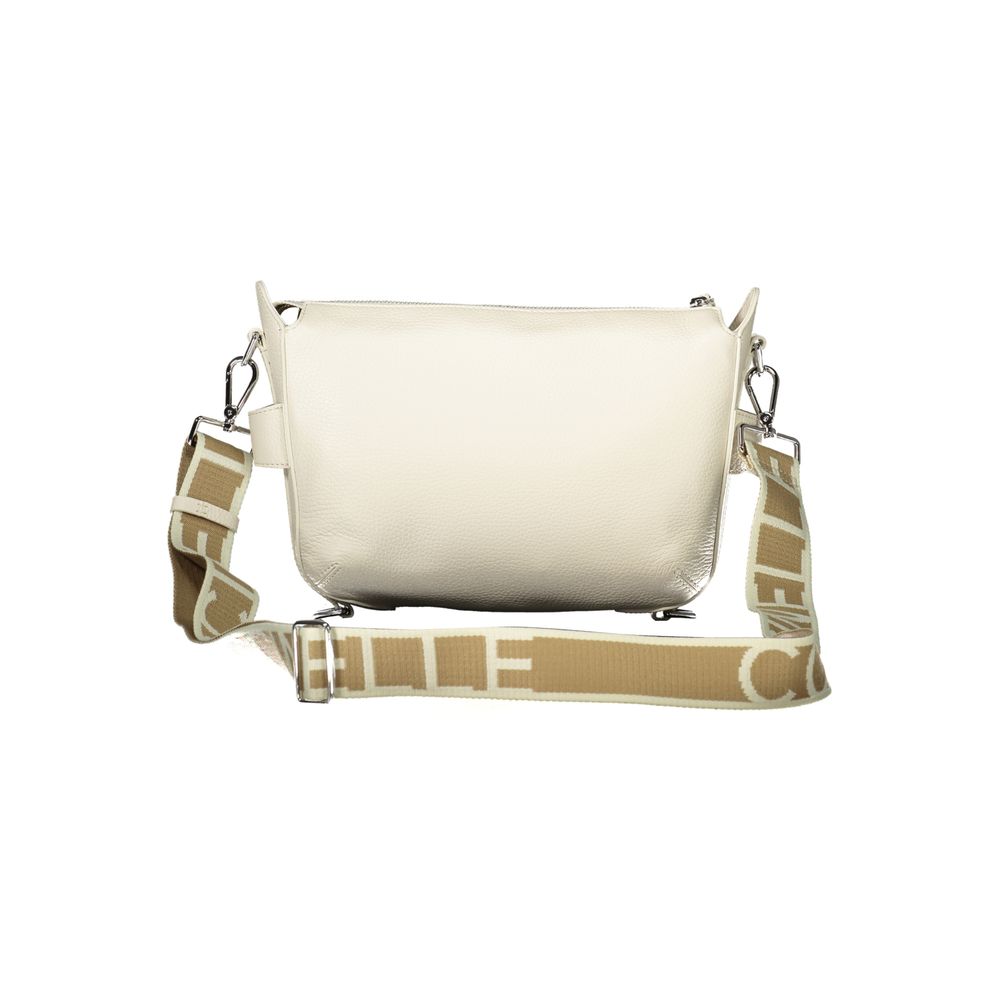 Bianco Leather Women Handbag