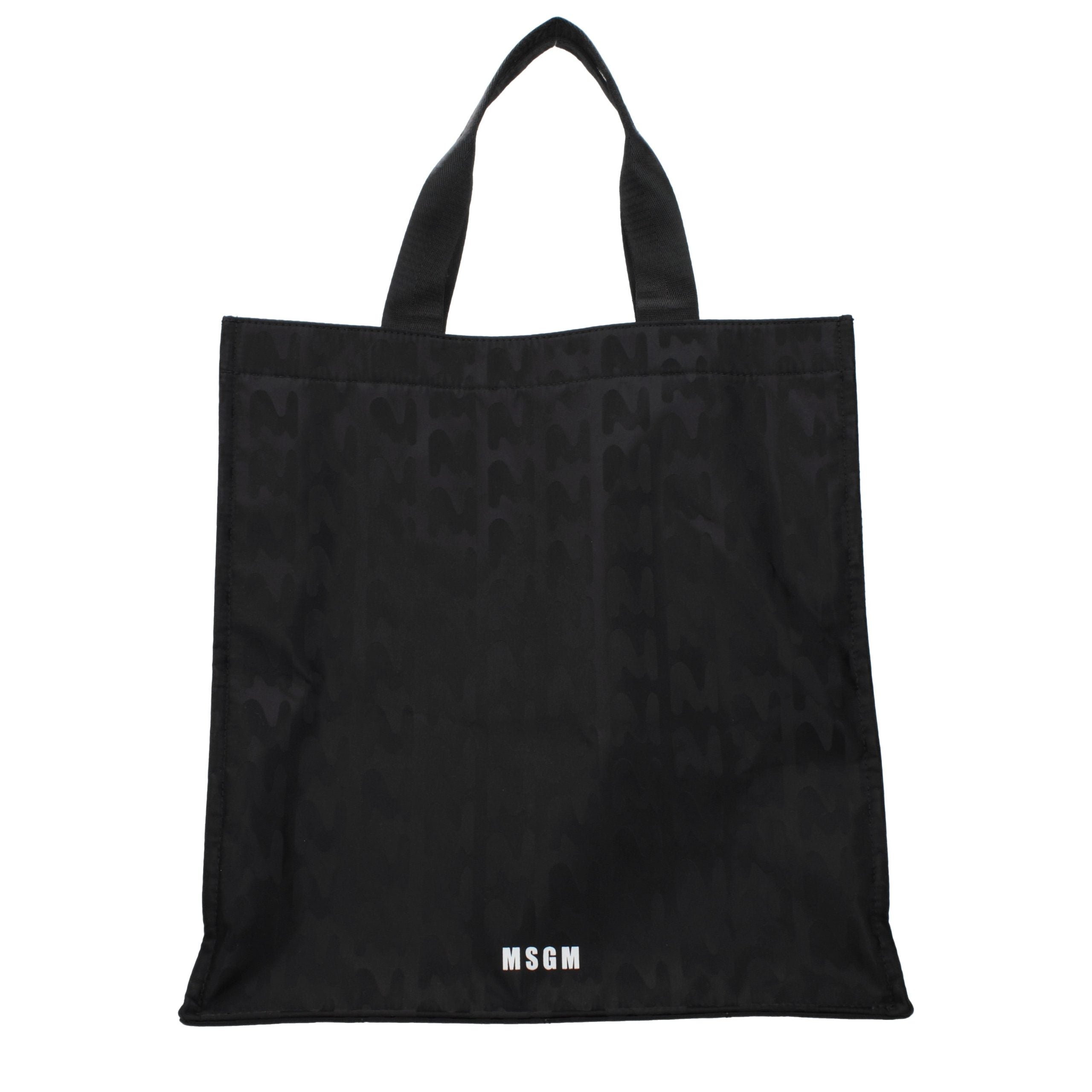 Black Fabric Handbag