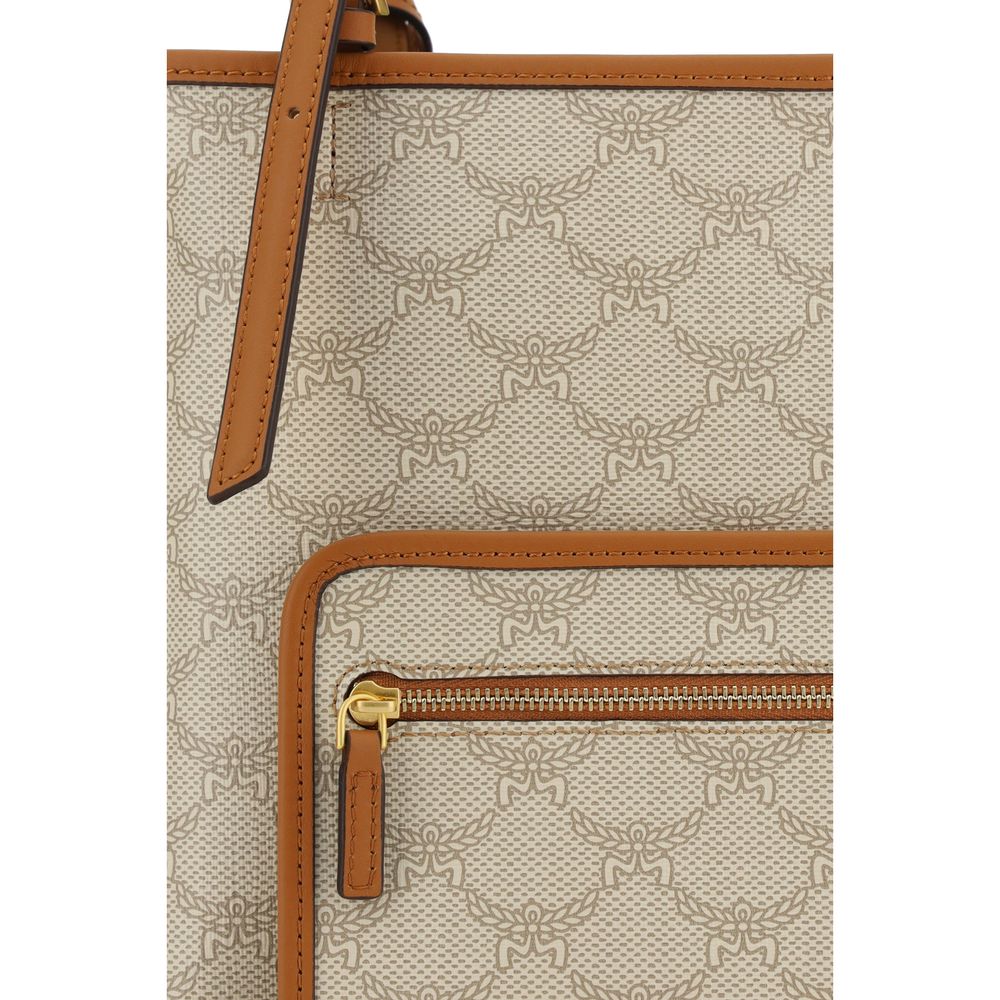 Brown Polyester Shoulder Bag