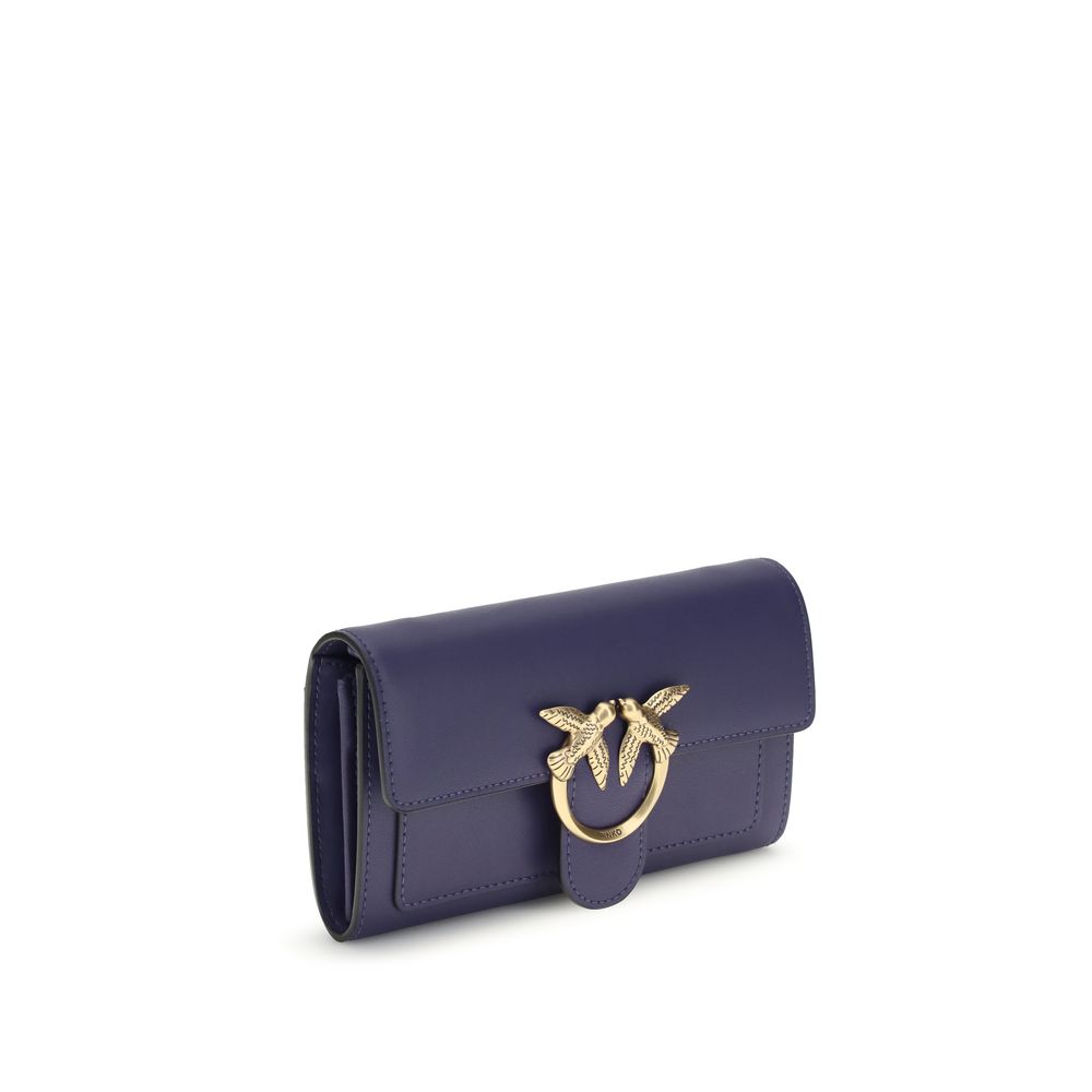 Blue Calf Leather Bos Taurus Wallet