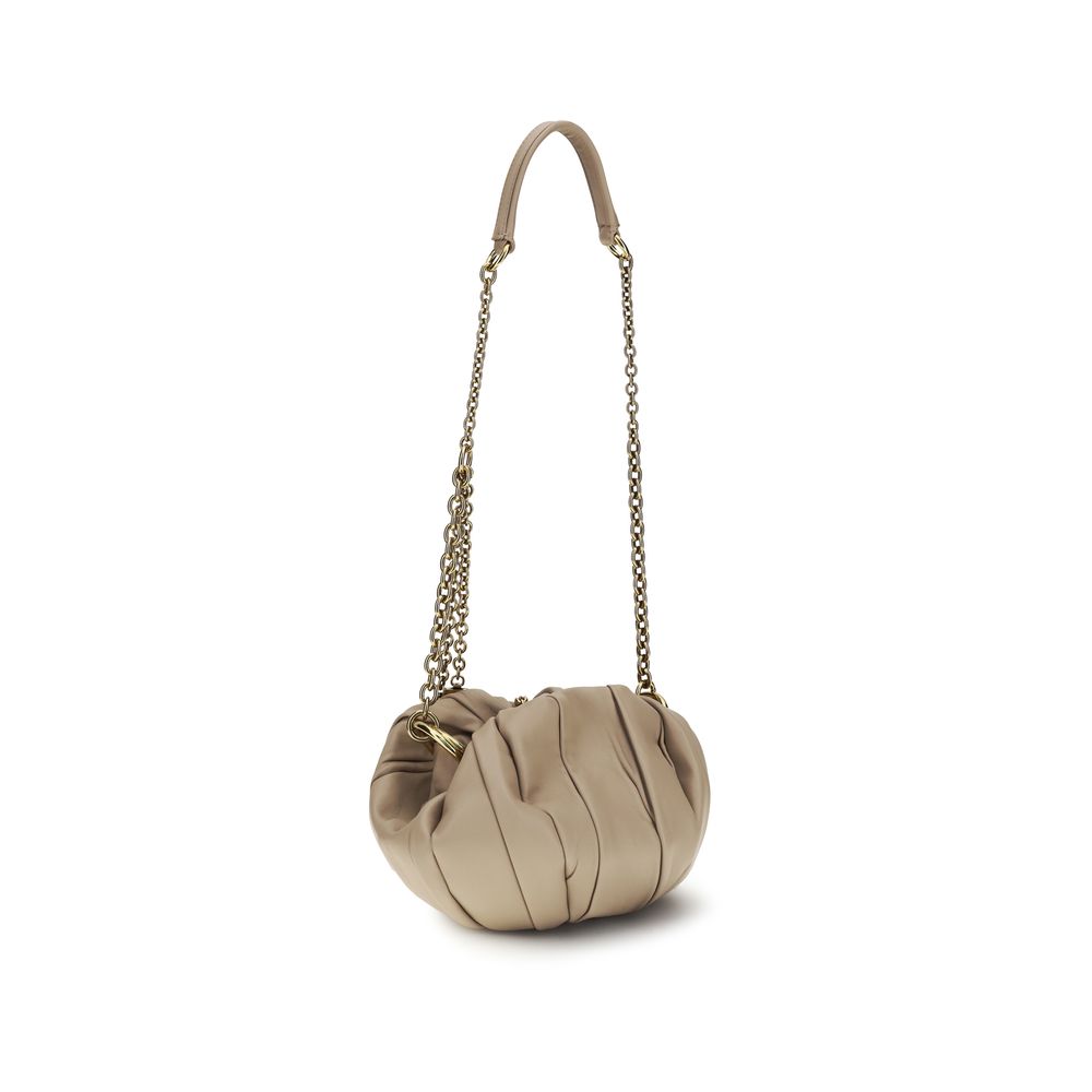 Beige Lamb Ovis Aries Aries Shoulder Bag