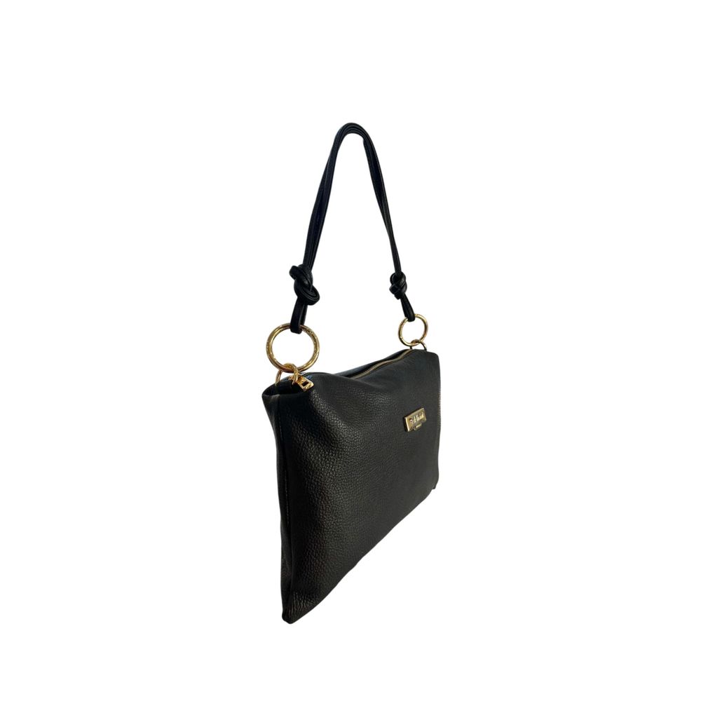 Black Leather Women Bag