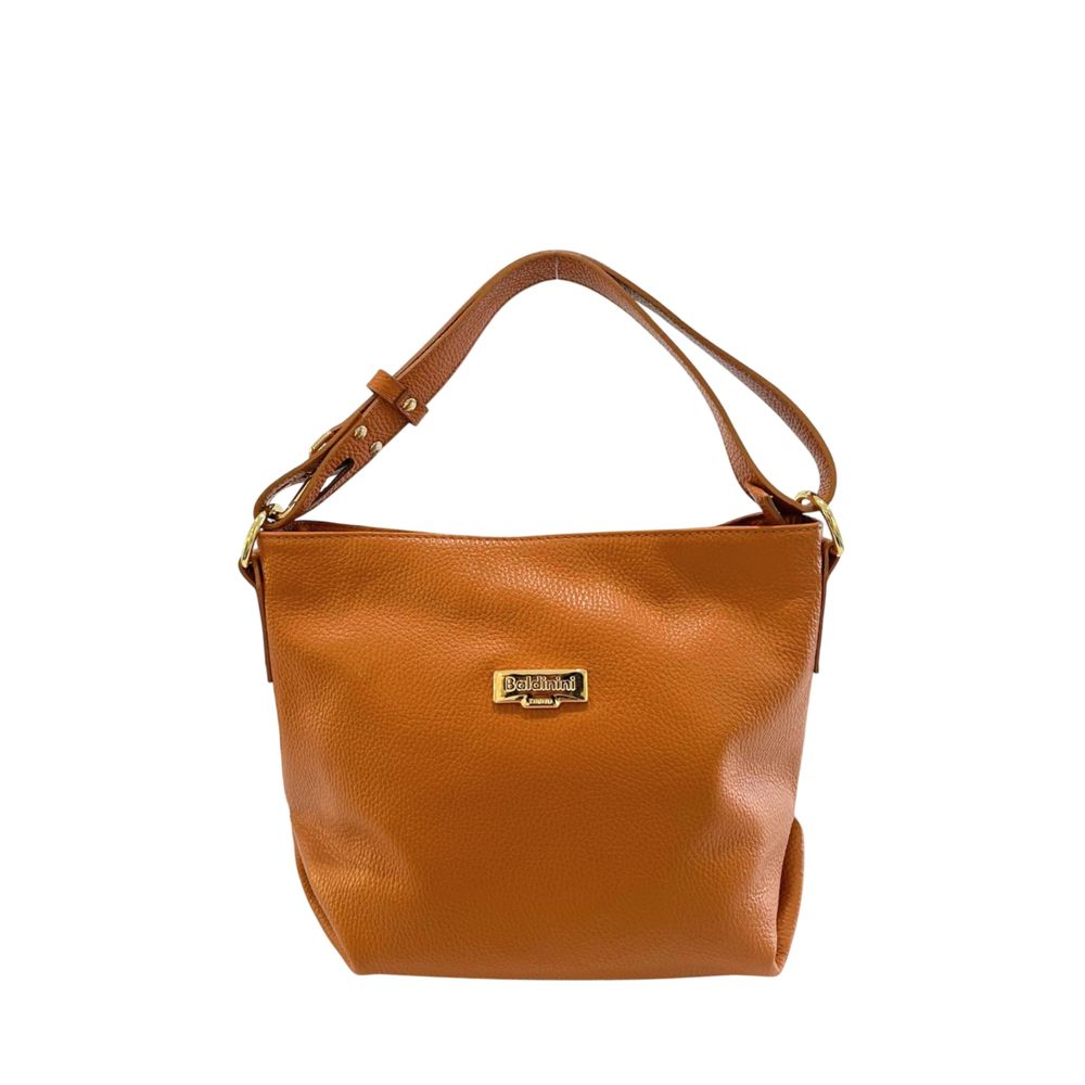 Brown Cowhide Clutch Bag