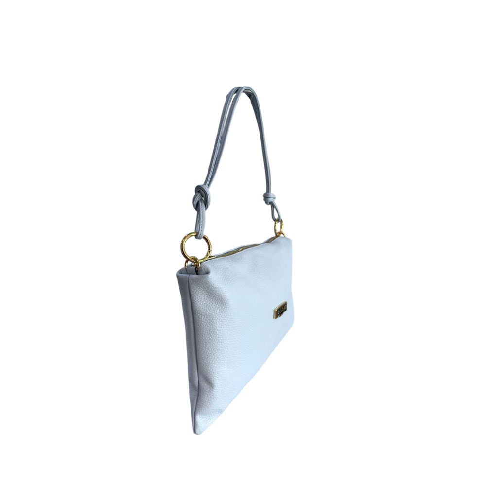 Blue Leather Women Bag