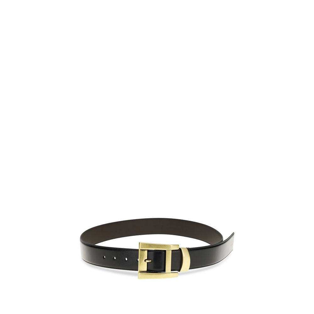 Black Calf Leather Bos Taurus Regular Belt