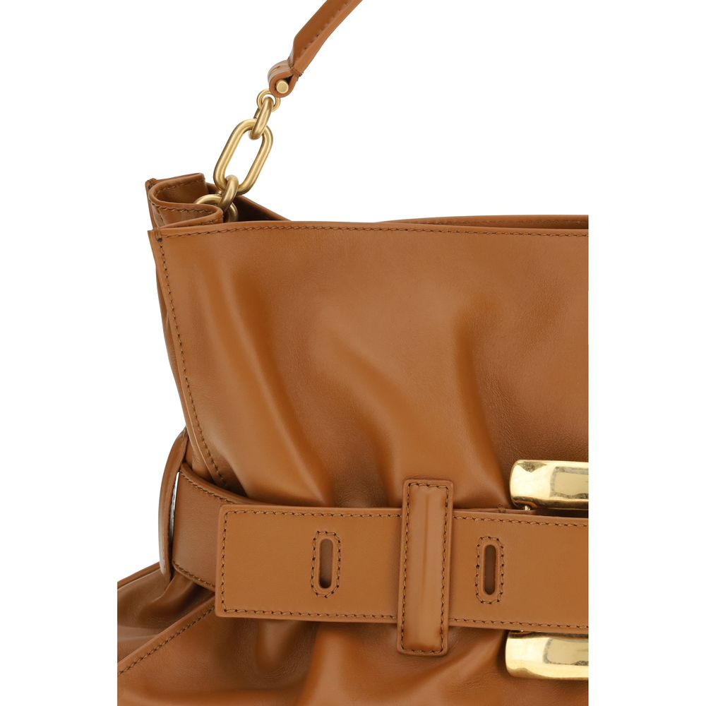 Brown Calf Leather Bos Taurus Shoulder Bag