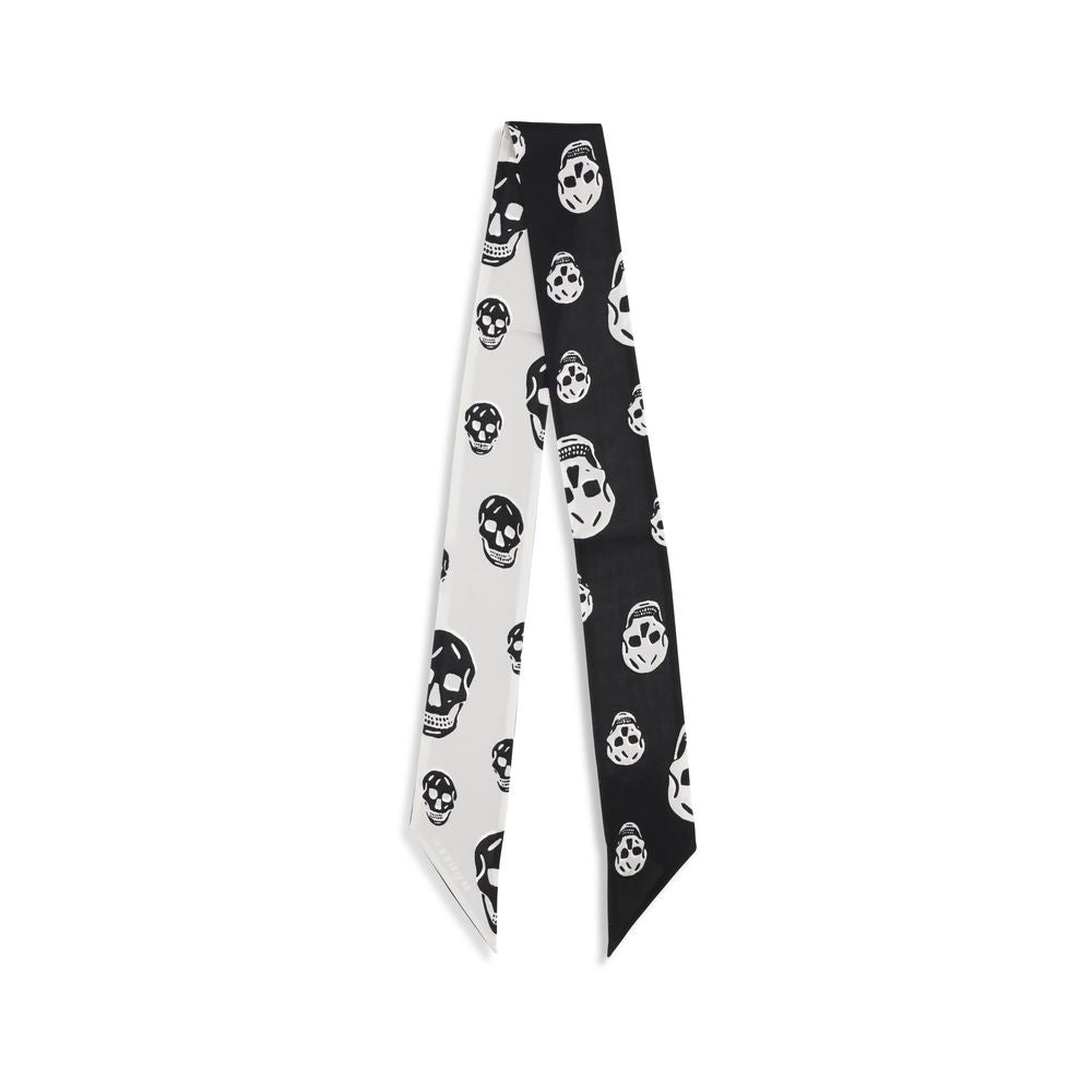 Black Silk Scarf