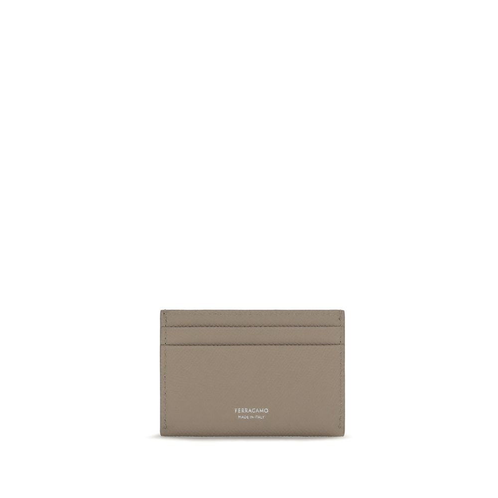 Beige Calf Leather Bos Taurus Wallet