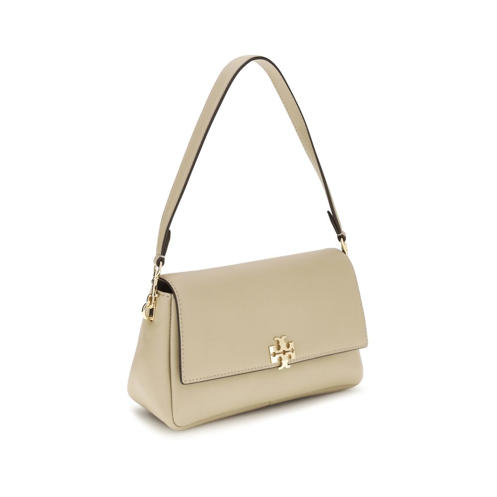 Beige Calf Leather Bos Taurus Shoulder Bag