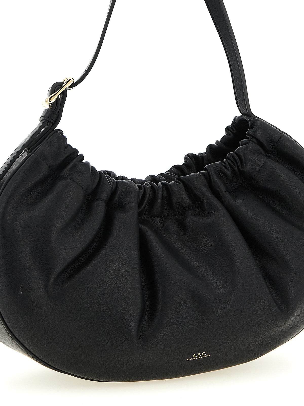 Black Polyethylene Shoulder Bag