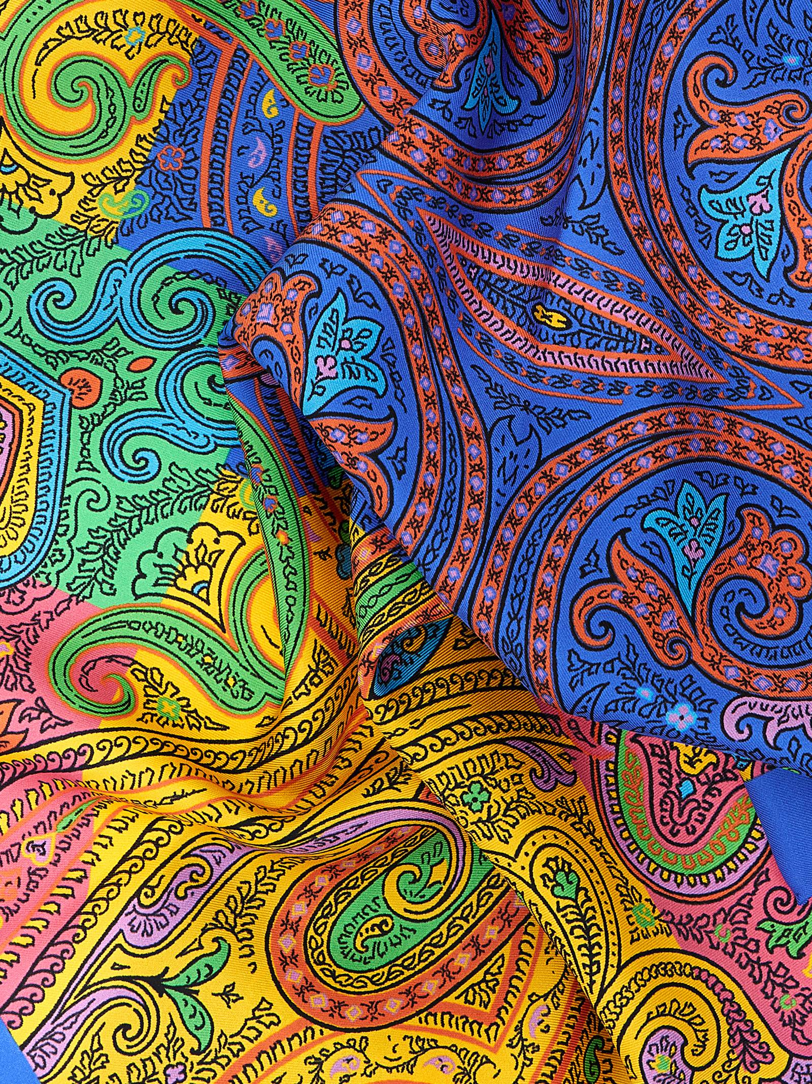 Multicolor Silk Scarf