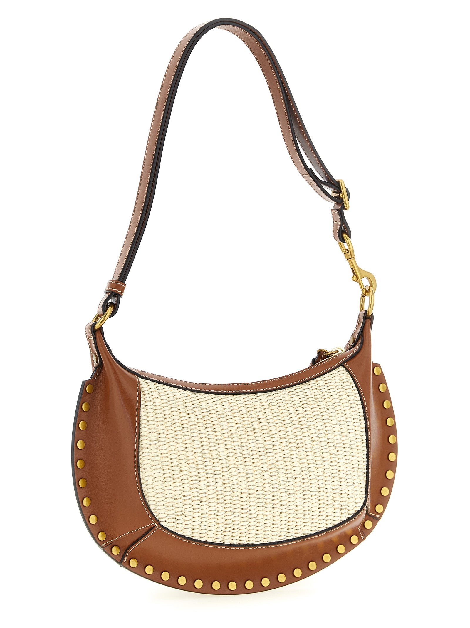 Brown Calfskin Shoulder Bag