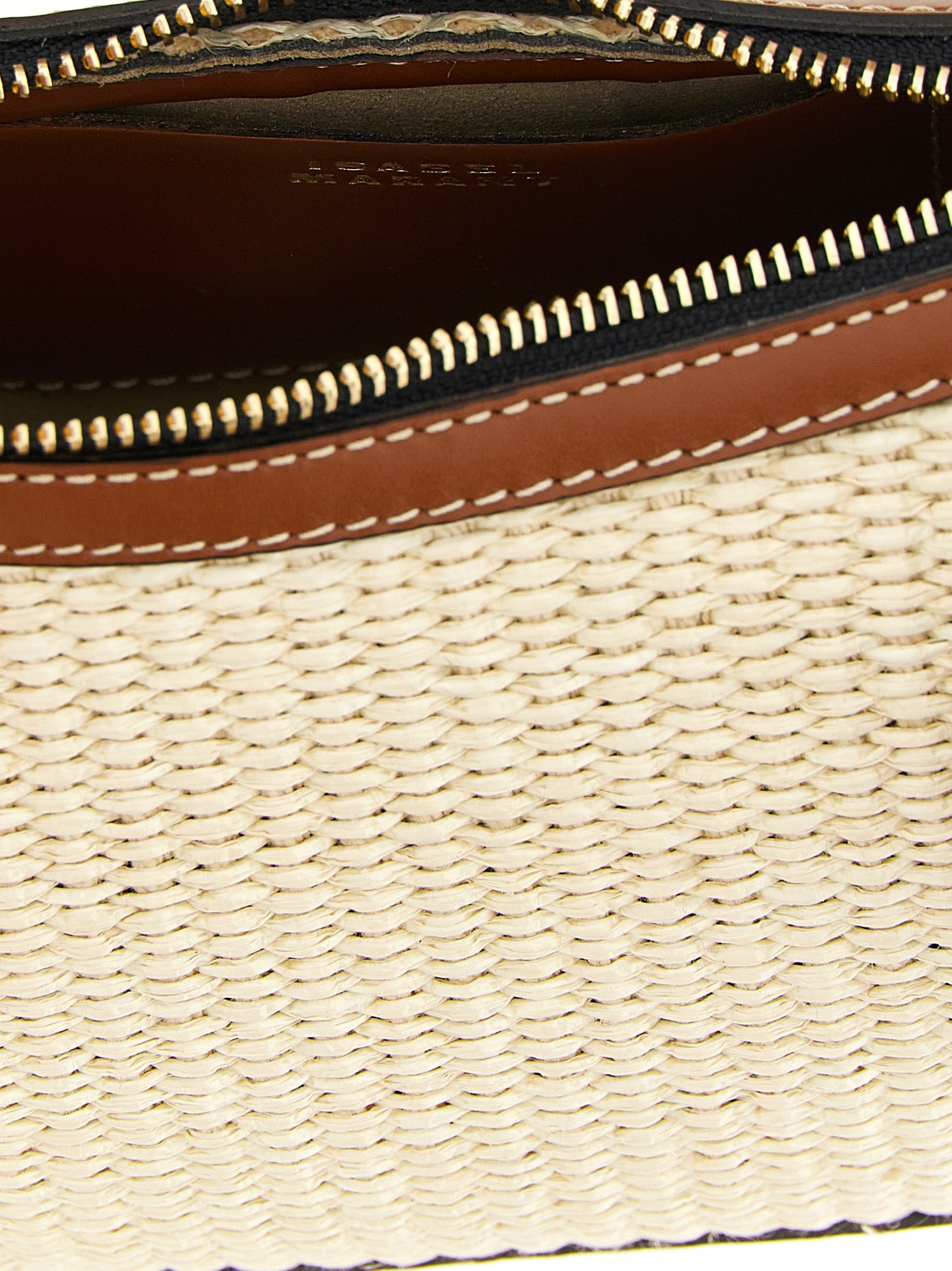 Brown Calfskin Shoulder Bag
