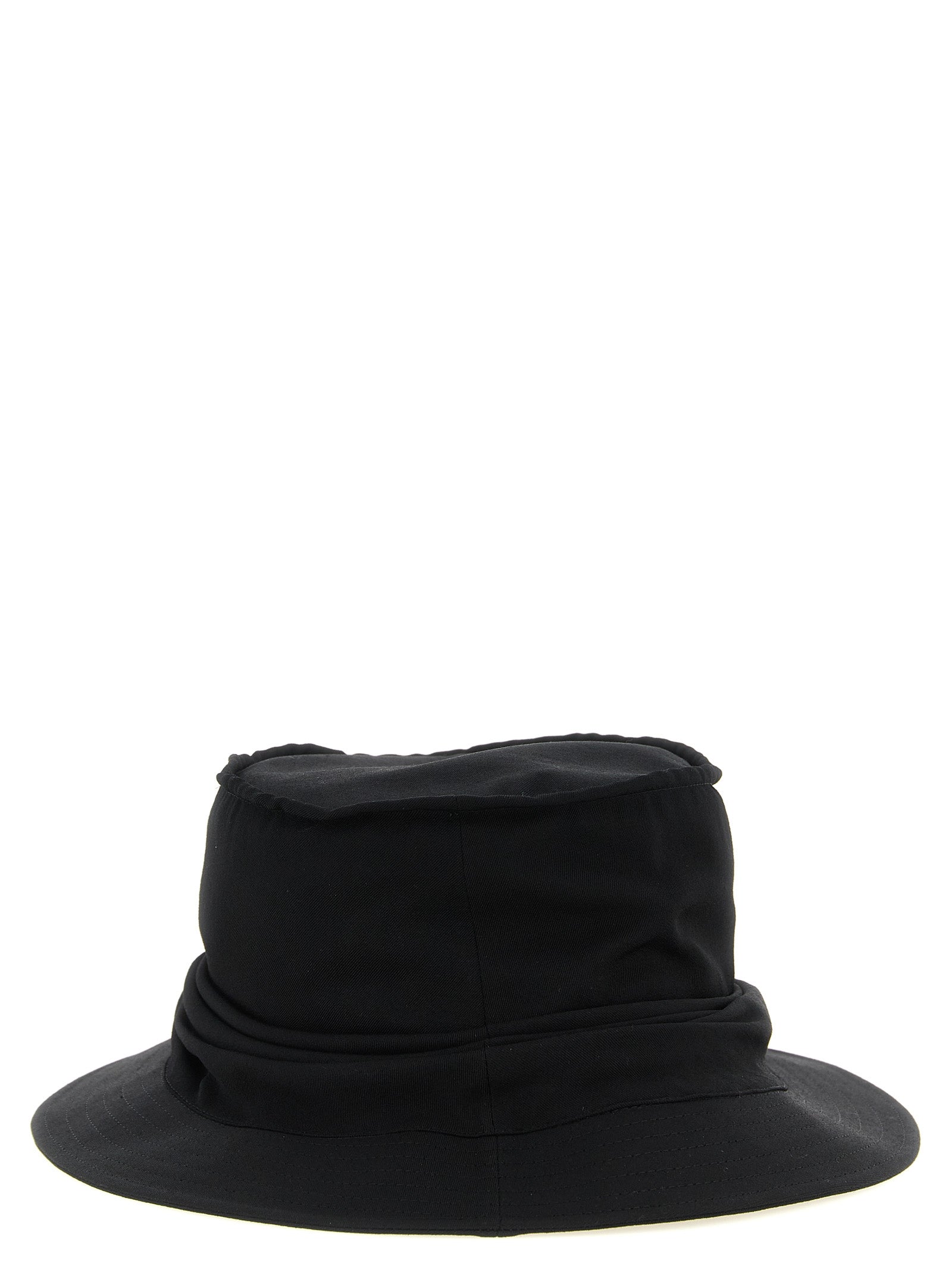 Black Wool Bucket Hat