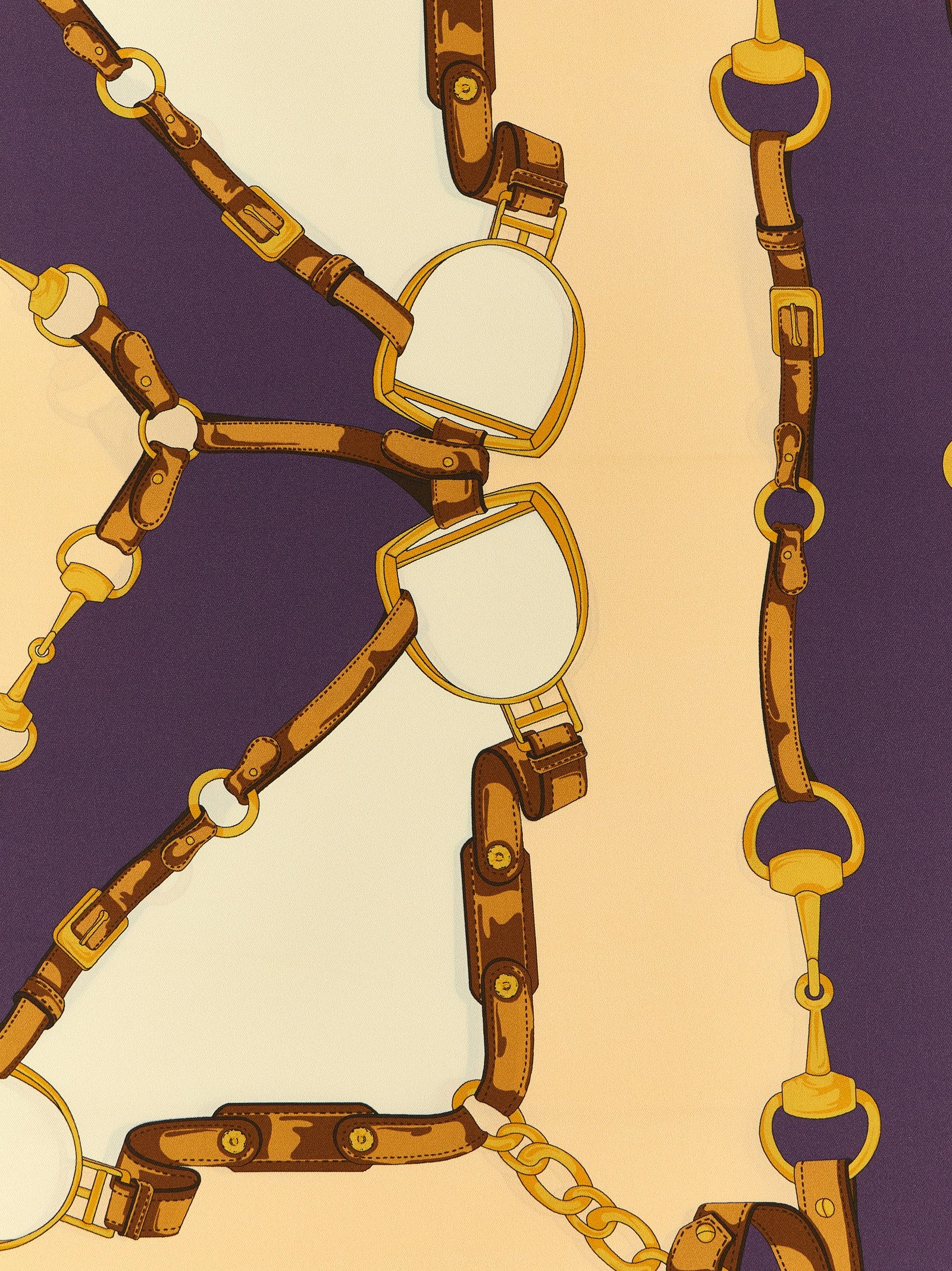 Beige Silk Scarf