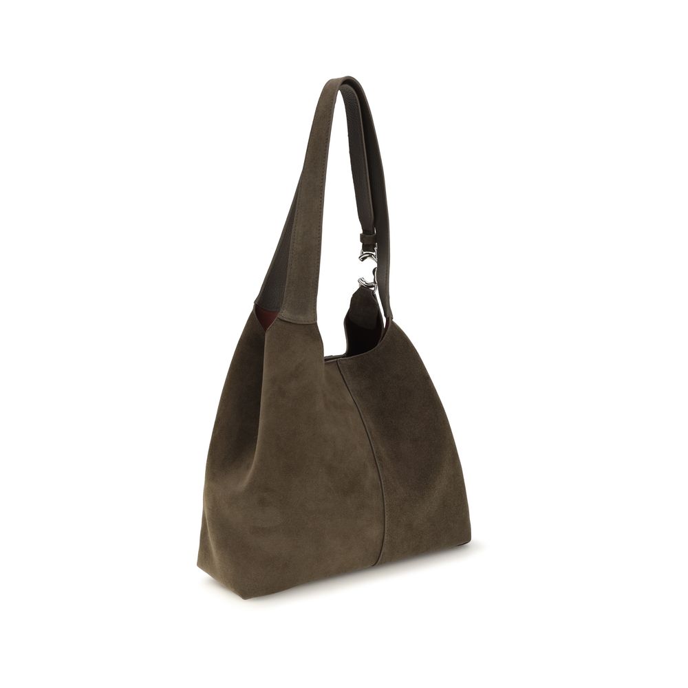 Brown Calf Leather Bos Taurus Shoulder Bag