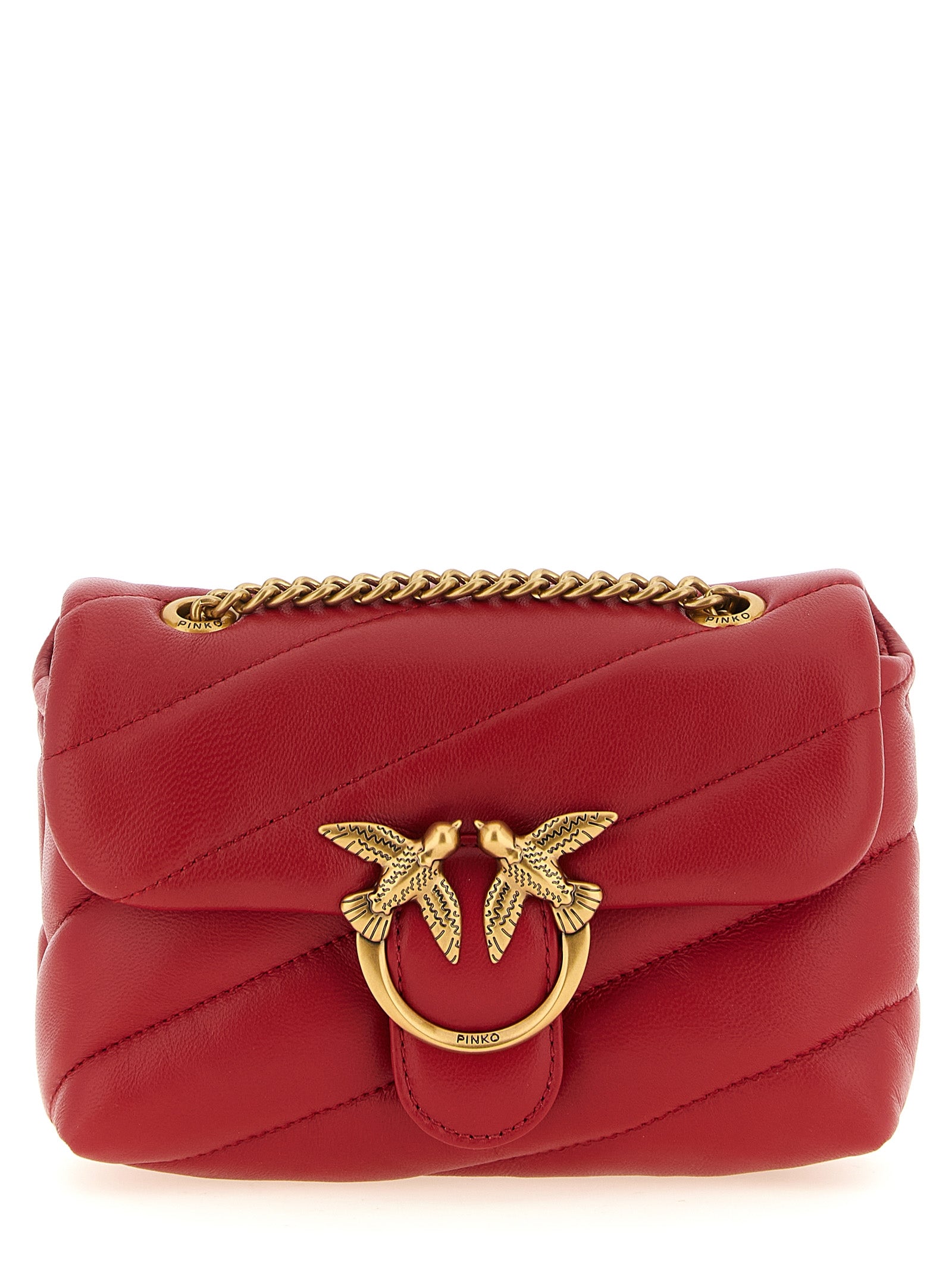 Multicolor Lamb Leather Crossbody Bag