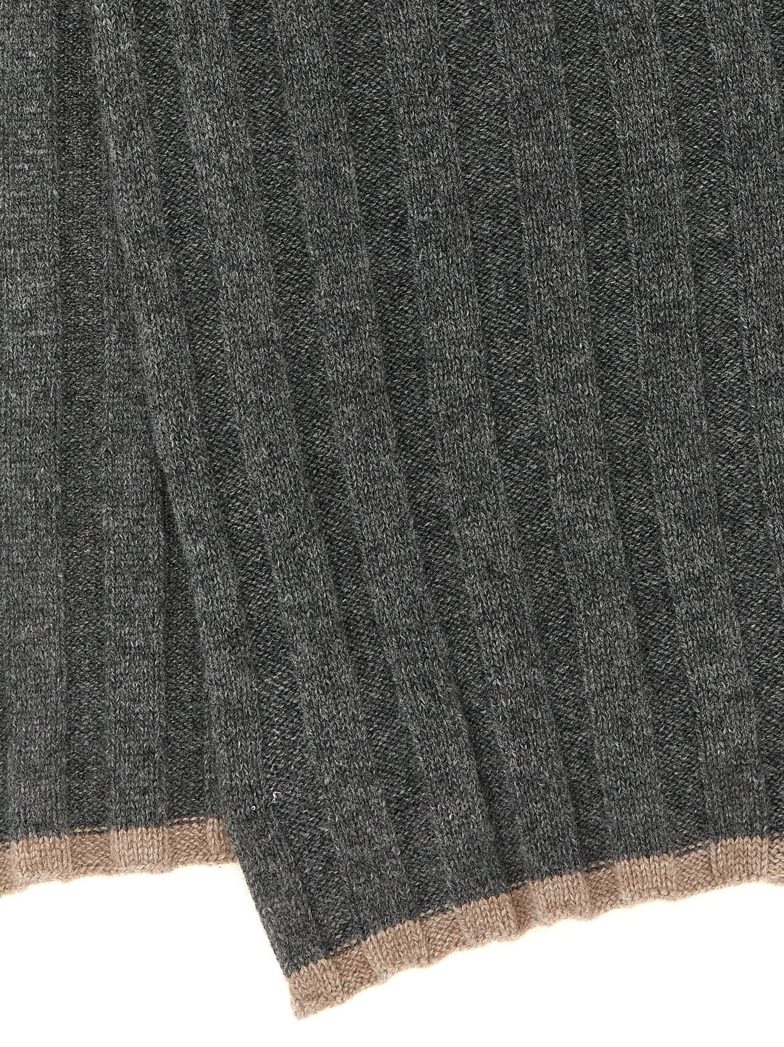 Gray Cashmere Scarf
