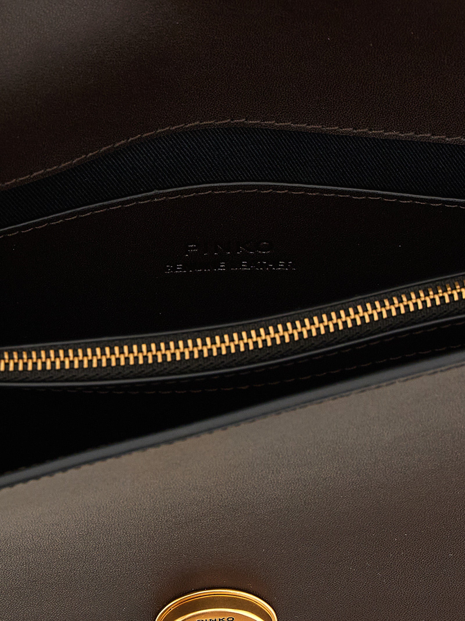 Brown Calfskin Crossbody Bag